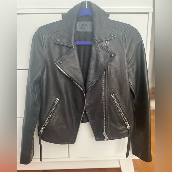 All Saints Leather Jacket - Picture 4 of 6